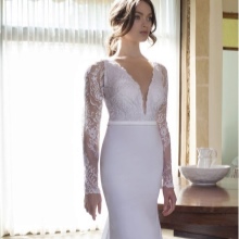 Lace Top Wedding Dress