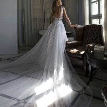 Wedding dress with a long train of 2016 by Ricky Dalal