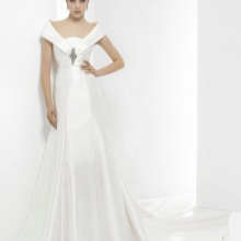 A-line Wedding Dress with Strap - Sleeve