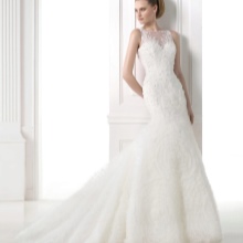 Wedding dress from the DREAMS collection from Pronias with lace