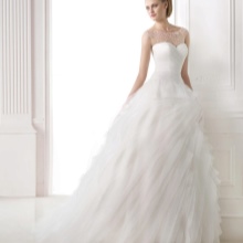 Layered Wedding Dress by Pronovias