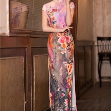 Cheongsam Midi ruha