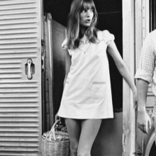 60s A-line short dress