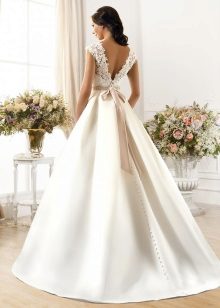 Wedding Dress with a heavy skirt