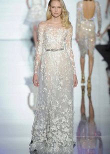 Zuhair Murad lace wedding dress