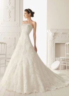 Wedding dress A-silhouette long