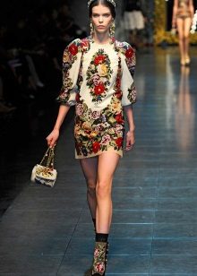 Wedding dress in Russian style from Dolce & Gabbana