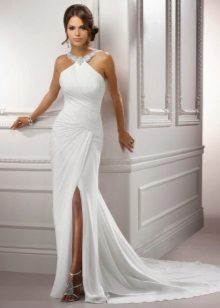 Empire wedding dress simple