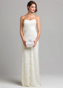 Simple Organza Wedding Dress