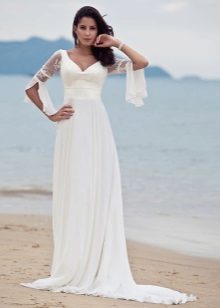 Simple wedding dress