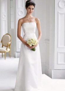 Simple Wedding Dress with Train