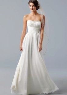 Simple wedding dress