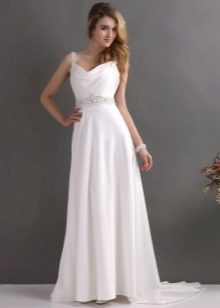 Wedding dress simple cut