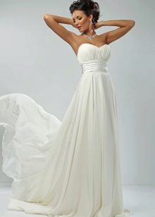 Wedding dress Empire style lacy