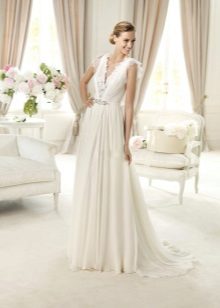 V-Neck Wedding Dress