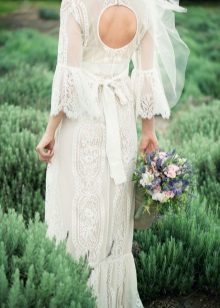 Wedding dress Provence from lace