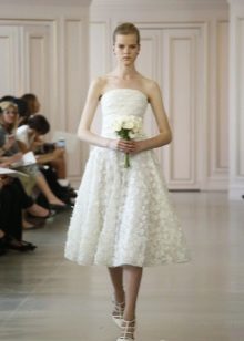 Short wedding dress for the second wedding