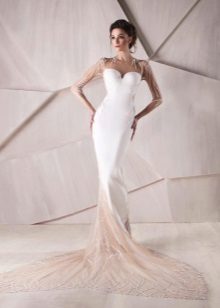 Wedding dress mermaid with train