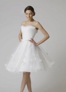 A-line wedding dress with full skirt