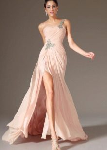 Wedding evening dress in the Greek style