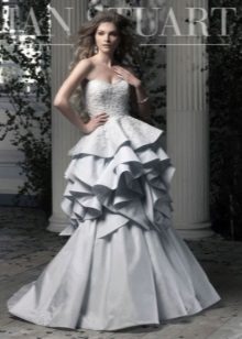 Wedding dress from Ian Stuart tiered