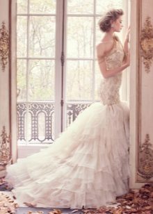 Wedding dress from Lazaro mermaid