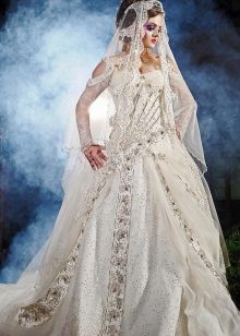 Wedding dress by designer Dar Sara