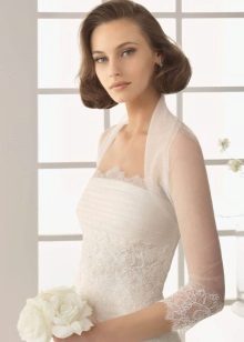 Transparent Sleeve Wedding Bolero