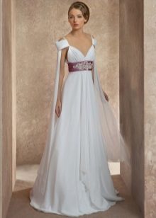 Empire Empire Wedding Dress with Belt