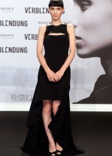 Evening asymmetrical dress Rooney Mara