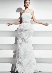 Wedding dress with frill direct