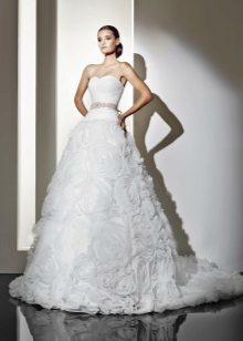 Wedding dress with roses from Cupid Bridal