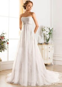 Empire style wedding dress by Naviblue