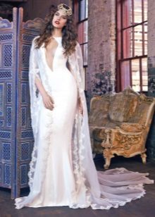 Wedding dress from Galia Lahav 2016 with a deep neckline