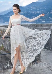 High-Low Wedding Dress from Venice from Gabbiano