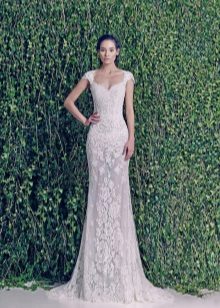 Wedding dress embroidered with rhinestones from Zuhair Murad