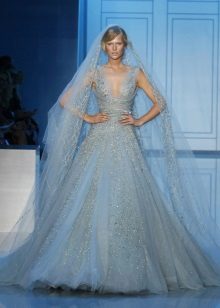 Esküvői ruha kék Elie Saab