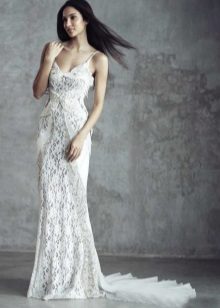 Lace Wedding Dress with Train