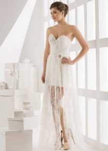 Short wedding dress by Vasilkov