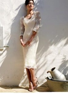 Crochet crochet wedding dress