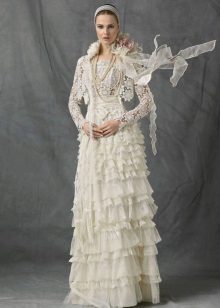 Wedding dress from the catwalk