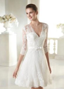 Short wedding dress from the San Patrick Modern Bride collection