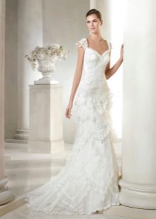 One-shoulder San Patrick Modern Bride Wedding Dress