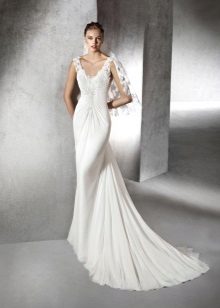 San Patrick Draped Wedding Dress