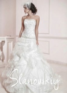 Wedding dress with Swarovski rhinestones