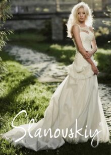 Wedding dress with corset from Slanowski