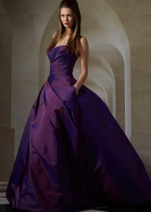 Eggplant Long Dress