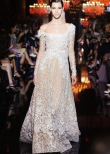 Elie Saab Sleeves Wedding Dress