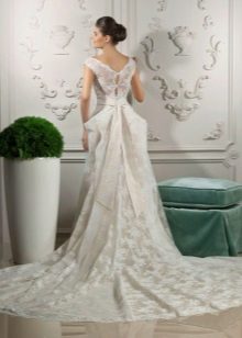 Wedding dress from Tanya Grieg with a train