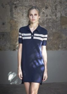 Sporty Navy Blue Dress